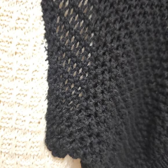 Daily Practice XS Knit Cream n Black midi/long Dress. Bodycon. Sexy. Classy Rare - Picture 15 of 16